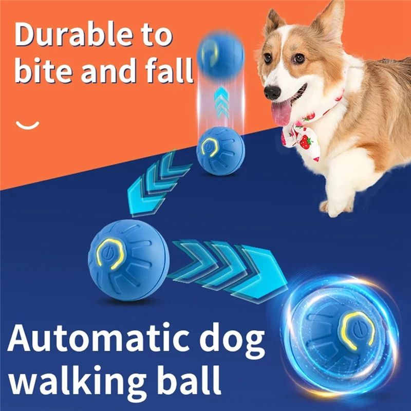 Automatic Moving Dog Ball - AT84-2PCS 스마트 개 공 전자 인터랙티브