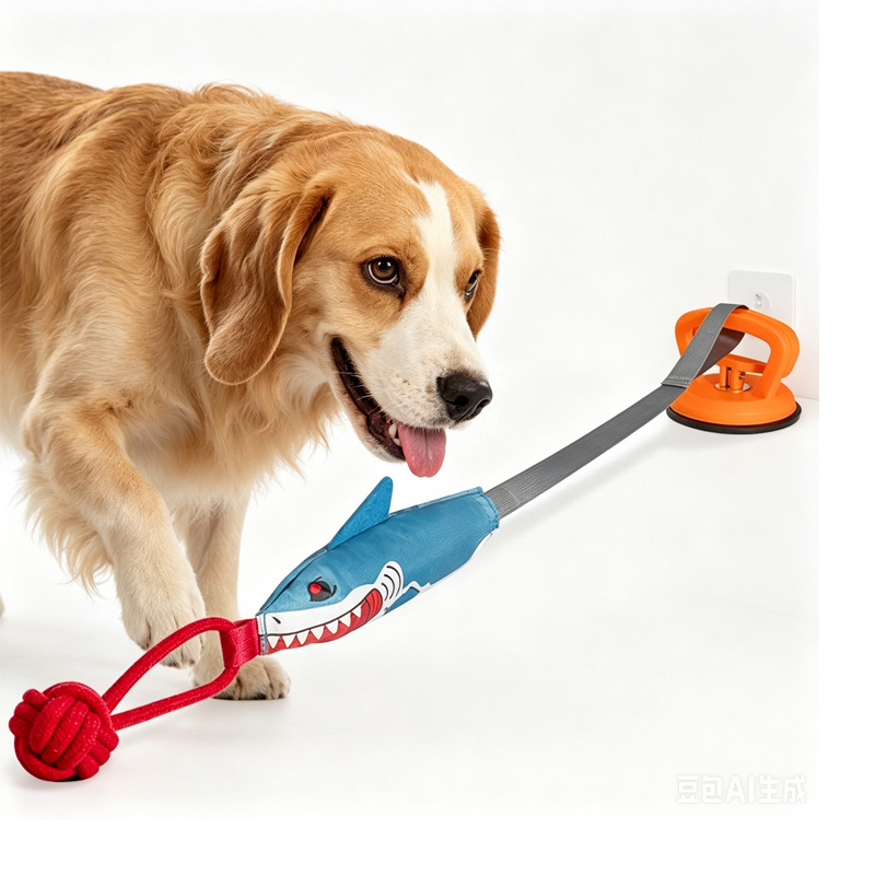 Suction Cup Dog Tug Toy - 흡착식 강아지 끌어당기기 장난감, 핸즈프리 셀프