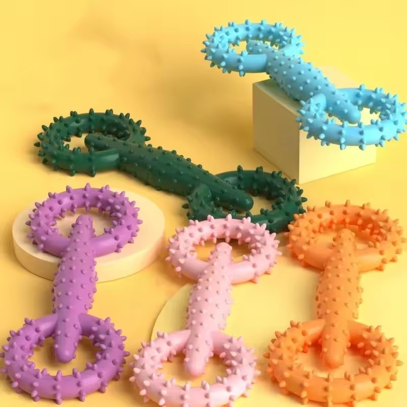 Suction Cup Dog Tug Toy - 애완동물 당기는 고리 장난감 강아지 씹는
