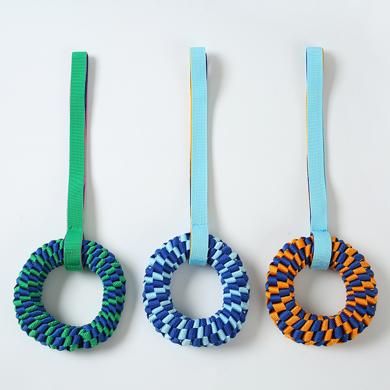 Dog Rope Toy Aggressive Chewers - 파괴 불가능한 강아지 씹기 장난감 도넛,