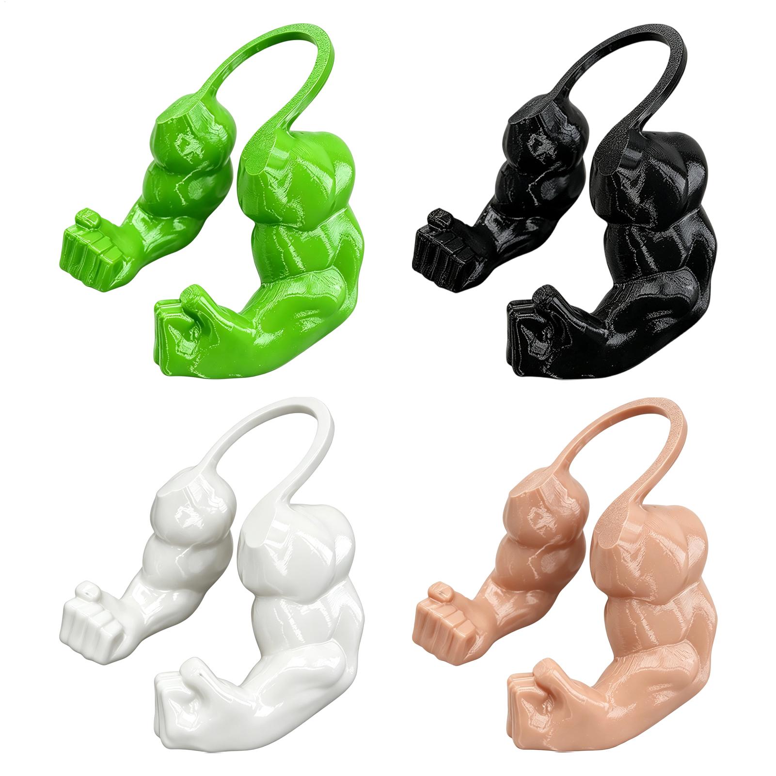 Interactive Squeaky Plush Dog Toy - 재미있는 고양이 근육 팔 3D 프린팅