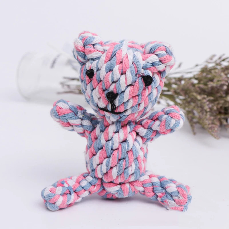 Dog Rope Toy Aggressive Chewers - 내구성 있는 꼬임 면 로프 강아지