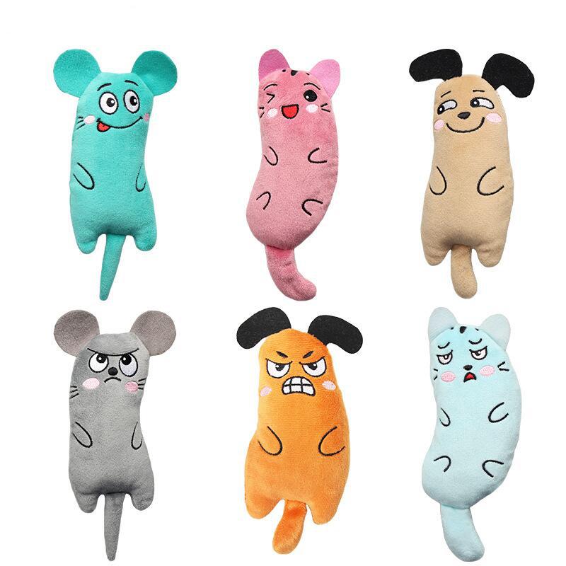 Catnip Interactive Plush Mouse - 재미 있은 애완 동물 플러시 자수
