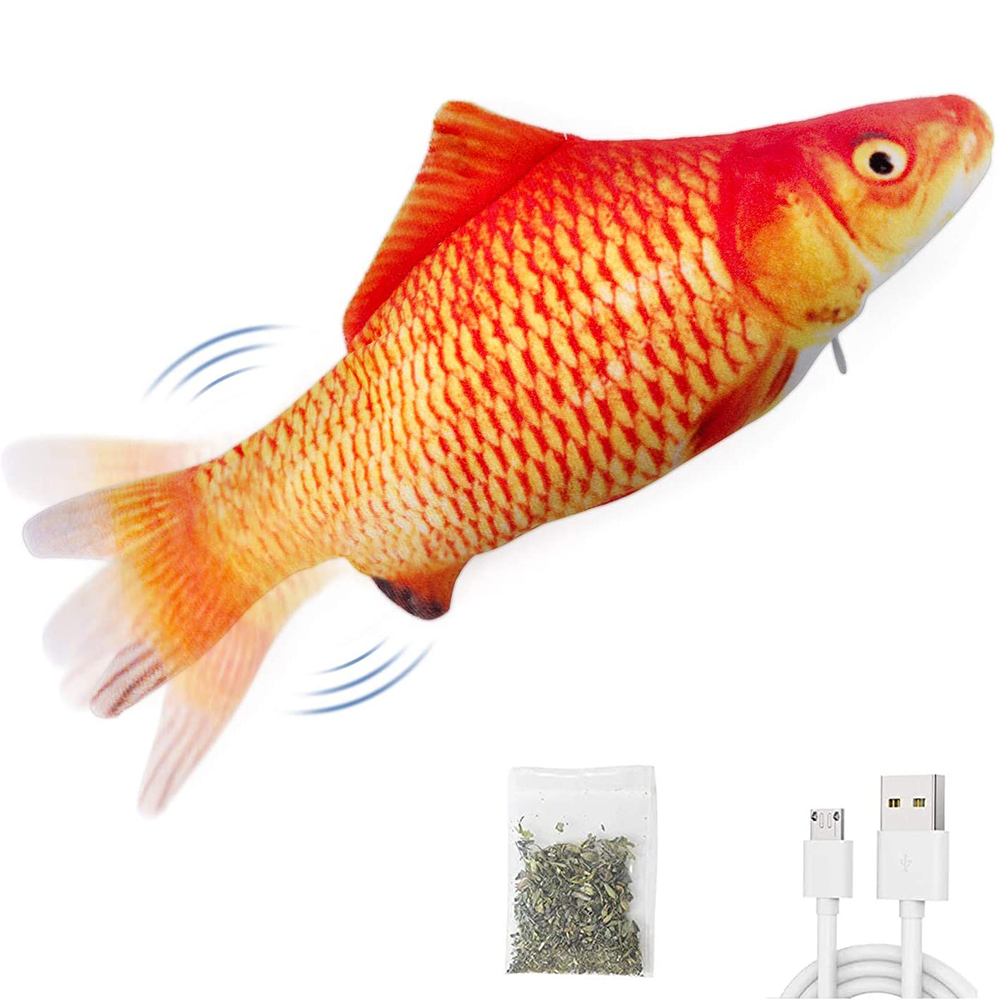 Electric Floppy Fish Dog Toy - 고양이 장난감 물고기 USB 충전식 인터랙티브