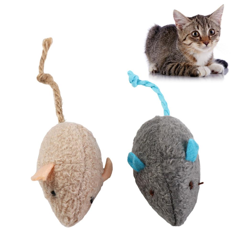 Catnip Interactive Plush Mouse - 새끼 고양이 플러시 가짜 마우스 Catnip
