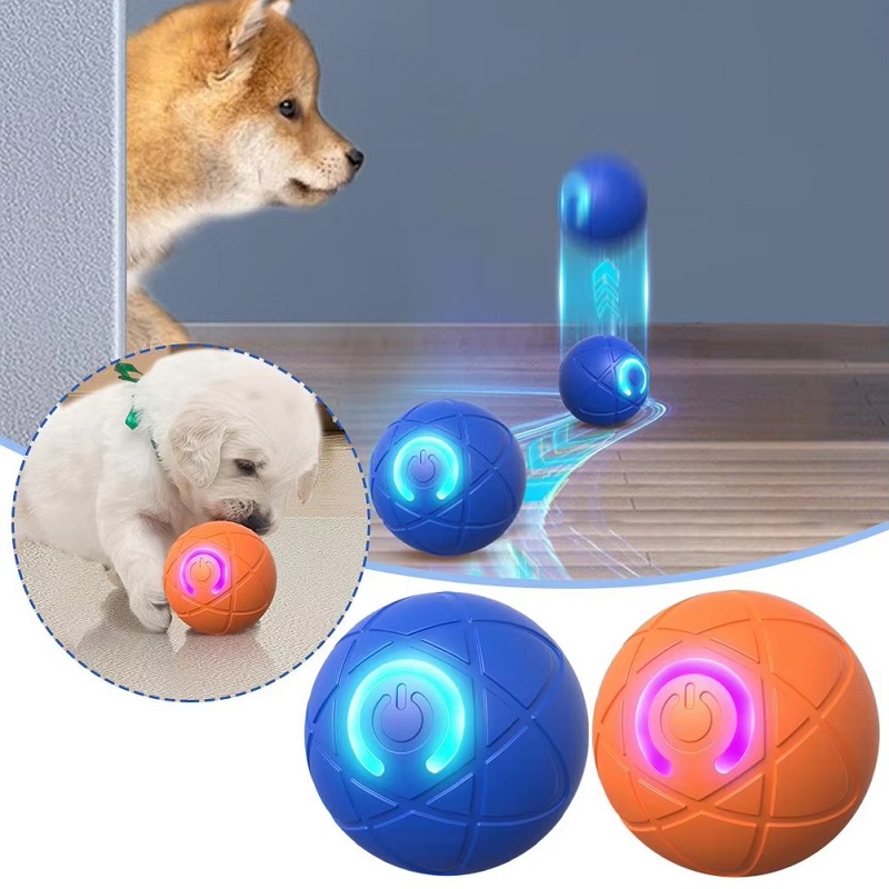Automatic Moving Dog Ball - 강아지 장난감 공, 인터랙티브 롤링 볼,
