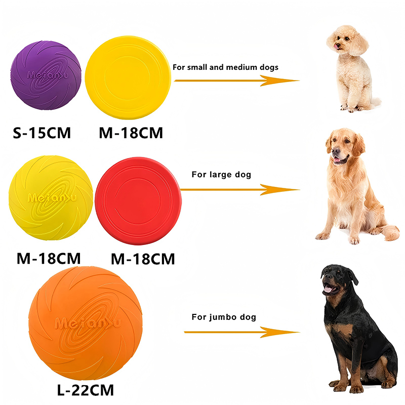 실리콘 플라잉 디스크 장난감 다기능 애완견 훈련 장난감 - Flying Disc Dog Training Toy 리뷰 및 가격