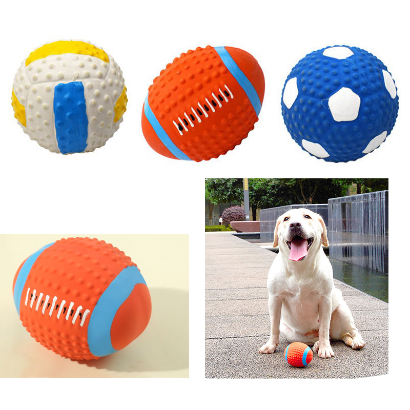 애완 동물 강아지 장난감 라텍스 사운드 트랙 럭비 축구 - Suction Cup Dog Tug Toy 리뷰 및 가격