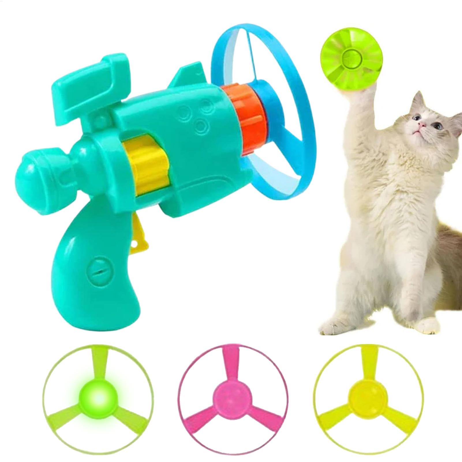 고양이 인터랙티브 플라잉 소서 건 야광 플라잉 디스크  - Flying Disc Dog Training Toy 리뷰 및 가격