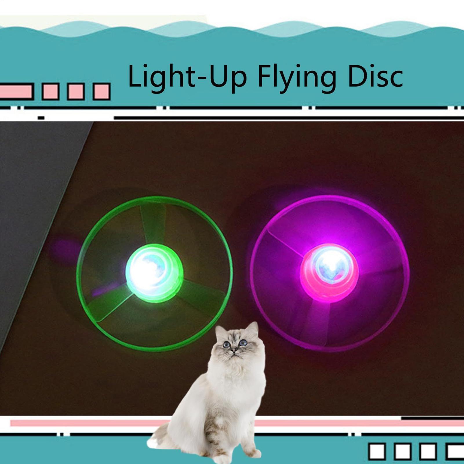 고양이 인터랙티브 플라잉 소서 건 야광 플라잉 디스크  - Flying Disc Dog Training Toy 리뷰 및 가격
