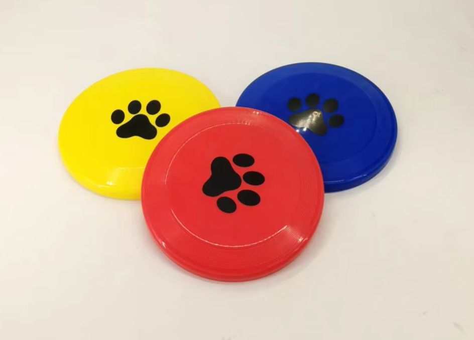 단단한 플라스틱 강아지 프리스비 발바닥 무늬 미끄럼 방 - Flying Disc Dog Training Toy 리뷰 및 가격
