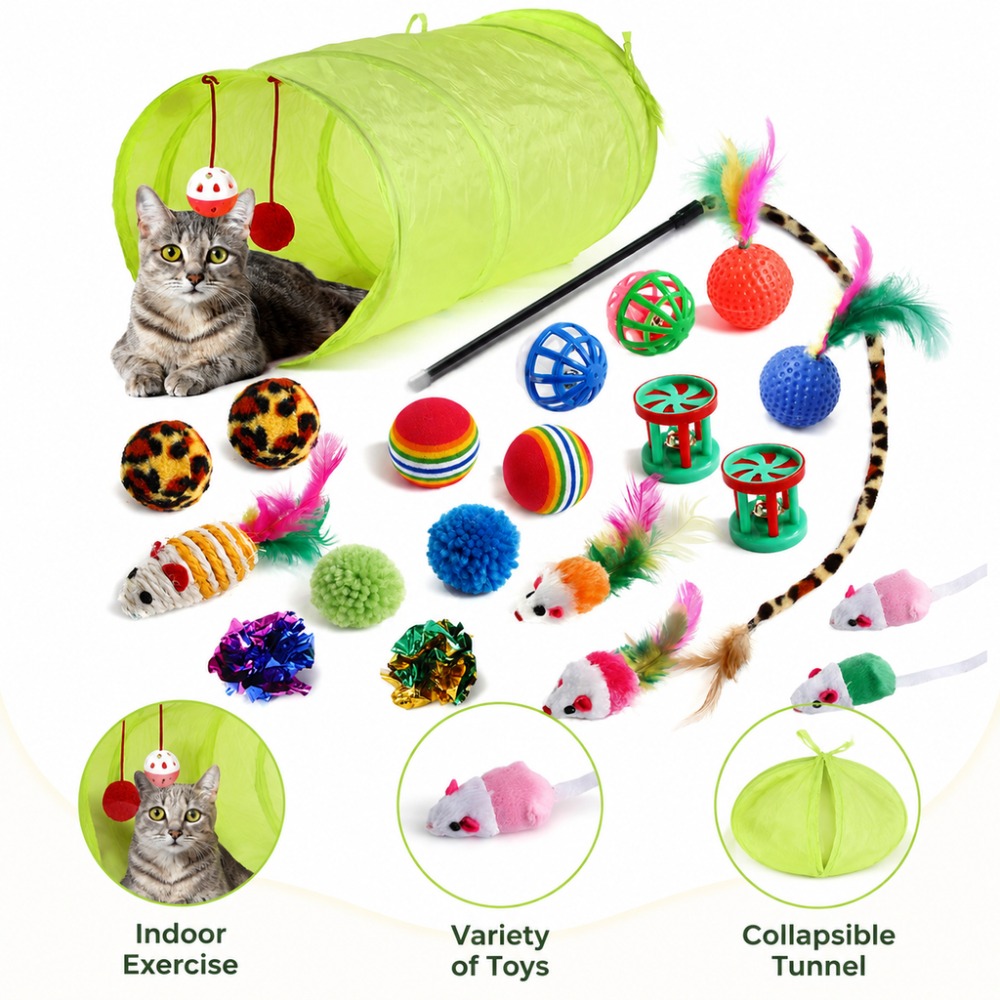 심심함 해소 고양이 인터랙티브 장난감 세트 깃털 막대  - Catnip Interactive Plush Mouse 리뷰 및 가격