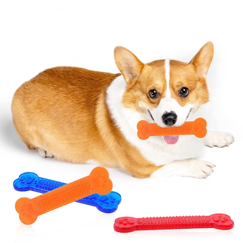 강아지용 초강력 뼈 모양 장난감, 공격적인 씹는 습관을 - Teeth Cleaning Dog Chew Bone 리뷰 및 가격