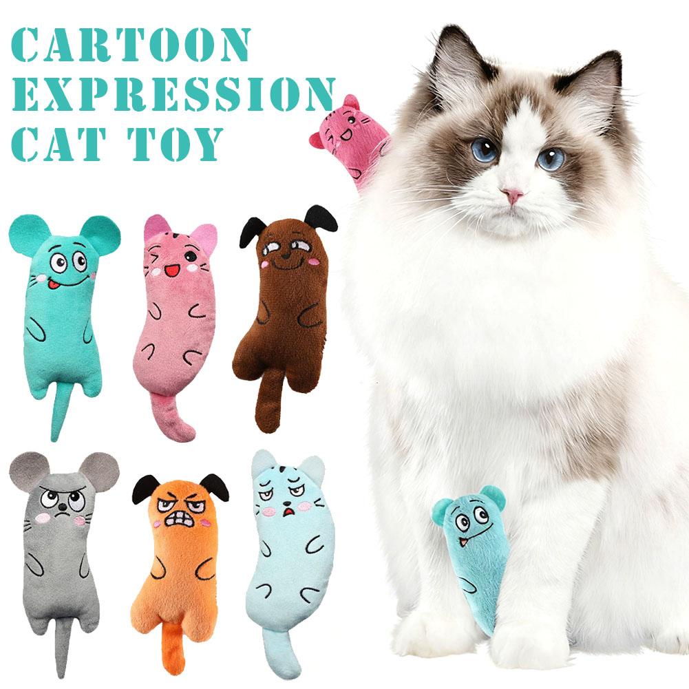 만화 표정 고양이 장난감 플러시 애완용품 내장 캣닢 부 - Catnip Interactive Plush Mouse 리뷰 및 가격