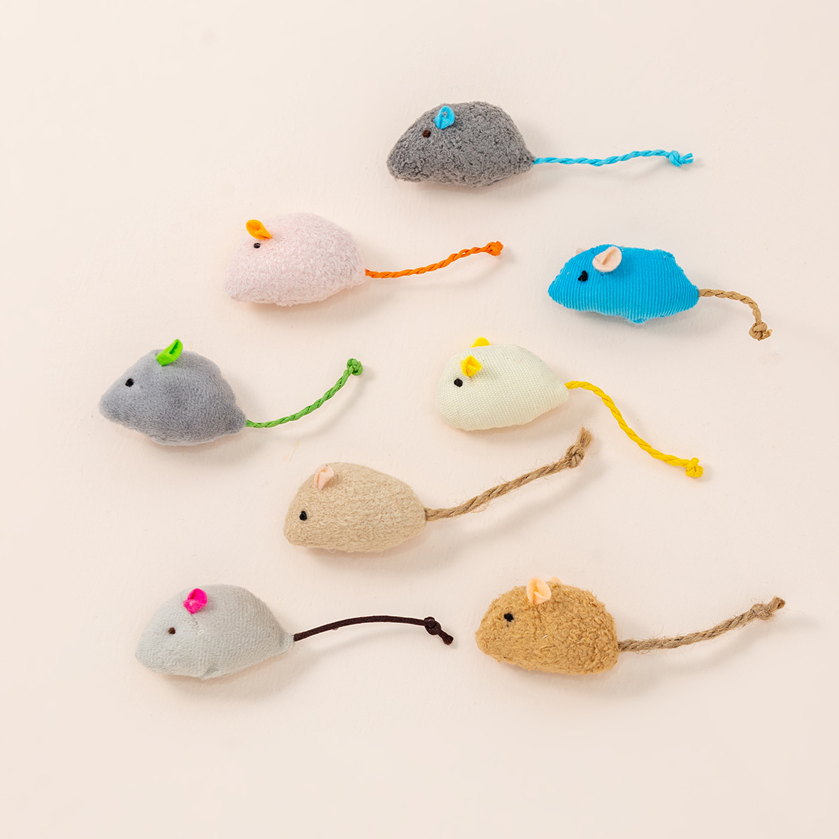 16개입 인터랙티브 고양이 장난감 쥐 모양 고양이 씹기 - Catnip Interactive Plush Mouse 리뷰 및 가격