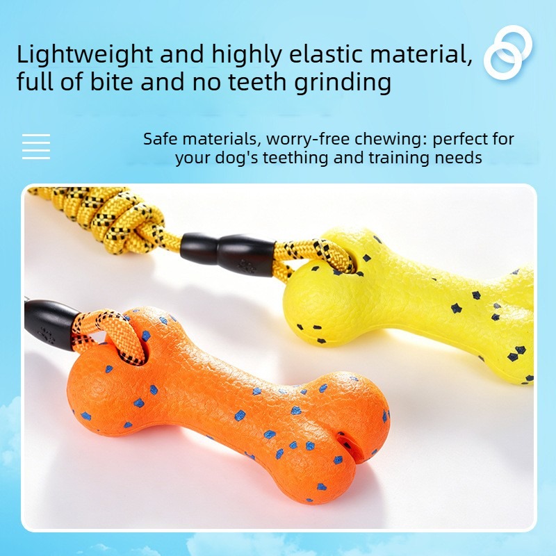 튼튼한 ETPU 뼈 모양 강아지 씹는 장난감, 중대형견 - Dog Rope Toy Aggressive Chewers 리뷰 및 가격
