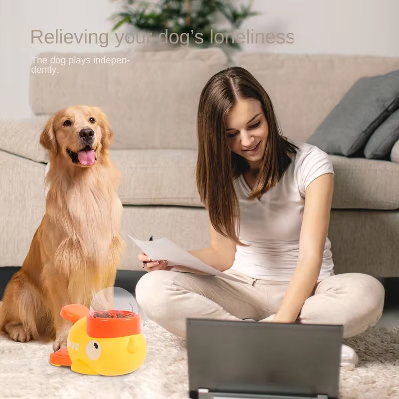 만화 오리 모양의 인터랙티브 애완동물 훈련 장난감, 자 - Dog Puzzle Feeder Toy 리뷰 및 가격