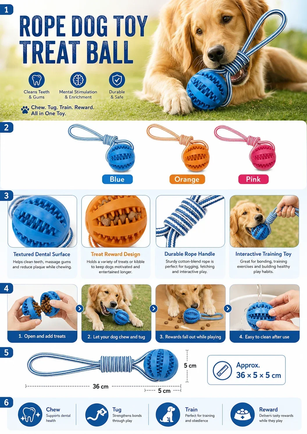 누수 방지 고무 강아지 공 장난감, 치아 청소를 위한  - Rubber Treat Dispensing Dog Toy 리뷰 및 가격