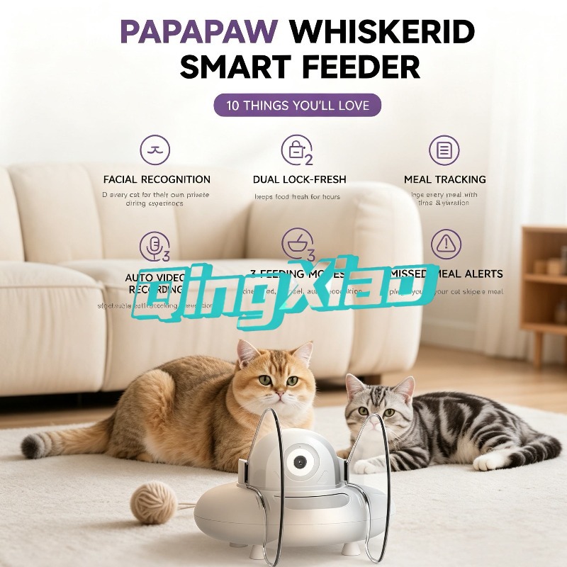 AI 스마트 고양이 급식기, 얼굴 인식 기능 탑재, 여 - Pet Feeders 리뷰 및 가격