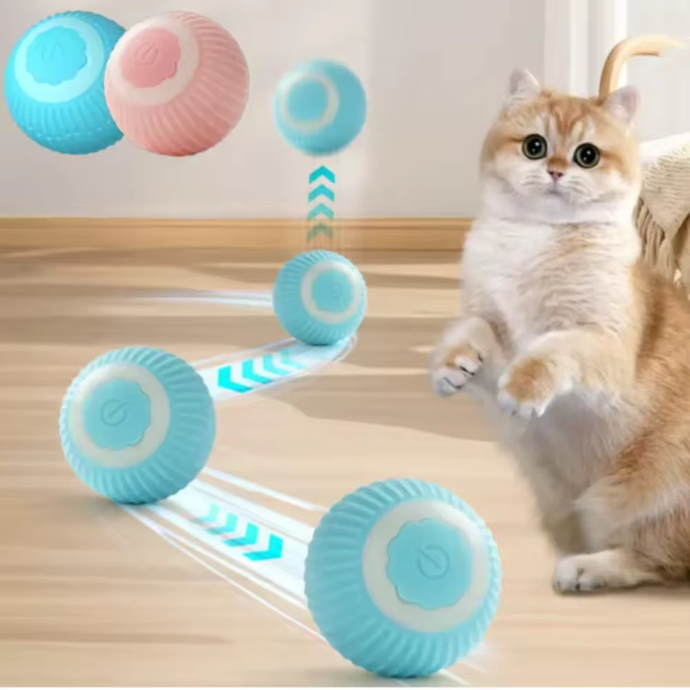 강아지와 고양이를 위한 자동 이동 공, 스마트 USB  - Automatic Moving Dog Ball 리뷰 및 가격