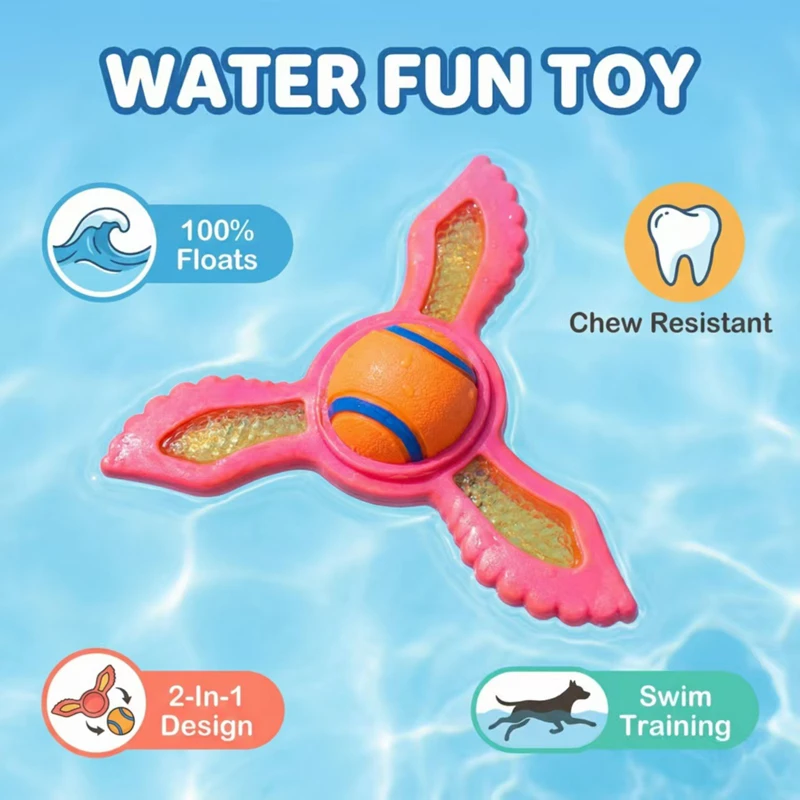 강아지용 인터랙티브 플로팅 플라이 디스크 방수 페이치  - Flying Disc Dog Training Toy 리뷰 및 가격