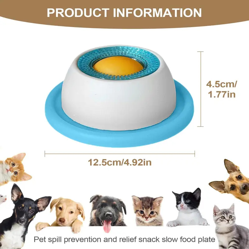 2-in-1 슬로우 피더 핥는 매트 애완동물 퍼즐 장난 - Dog Puzzle Feeder Toy 리뷰 및 가격