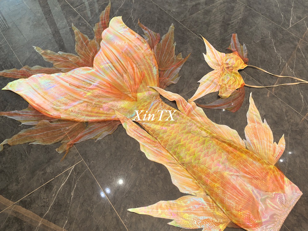 전문 성인 인어 꼬리 핫 스탬핑 원사 스트레치 라이트  - Aquarium 리뷰 및 가격