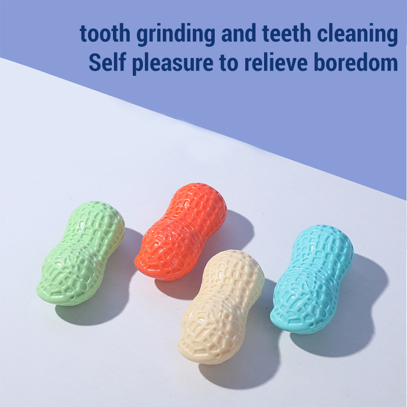 삐걱거리는 땅콩뼈 모양 강아지 씹는 장난감, 내구성 있 - Teeth Cleaning Dog Chew Bone 리뷰 및 가격