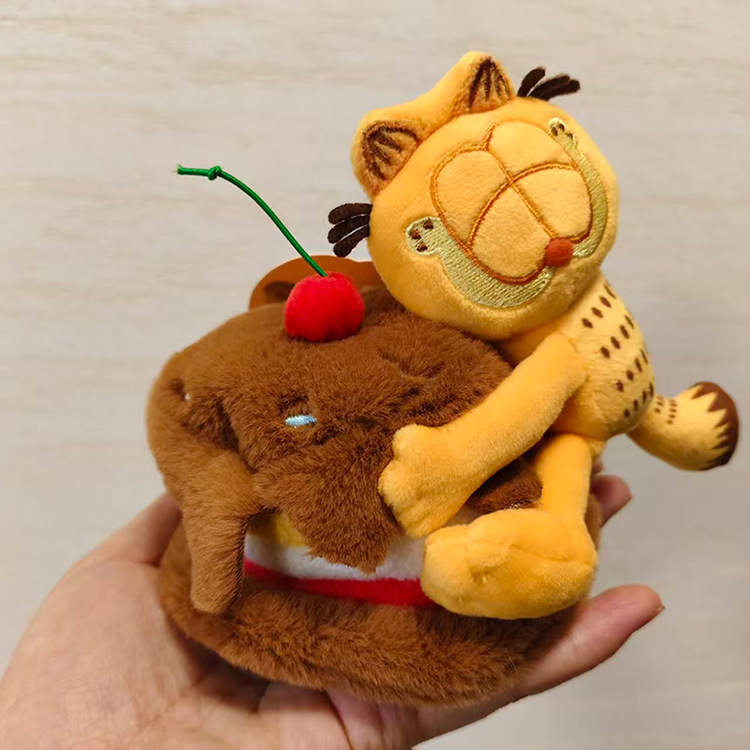 10CM 오리지널 가필드 펜던트 플러시 장난감 귀여운  - Cat Toys 리뷰 및 가격