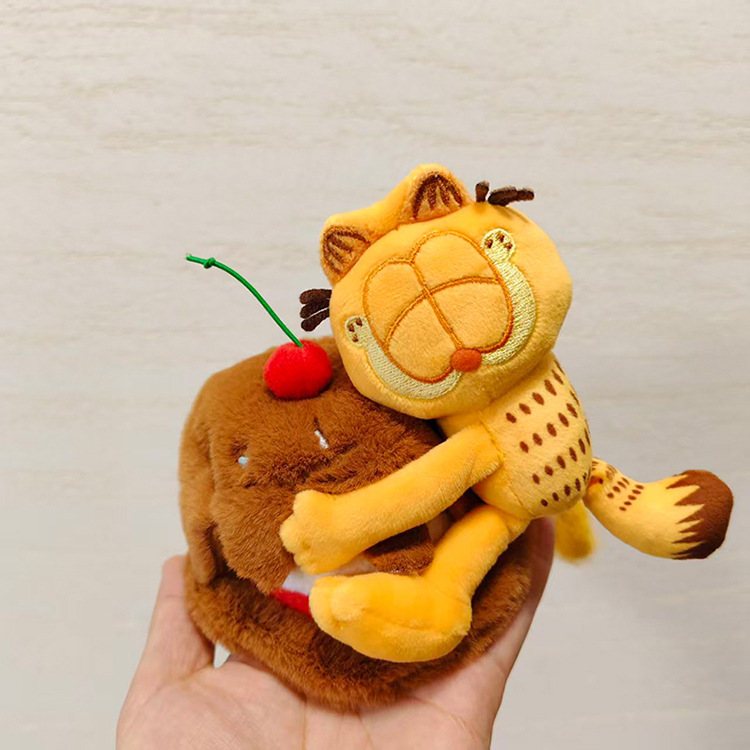10CM 오리지널 가필드 펜던트 플러시 장난감 귀여운  - Cat Toys 리뷰 및 가격