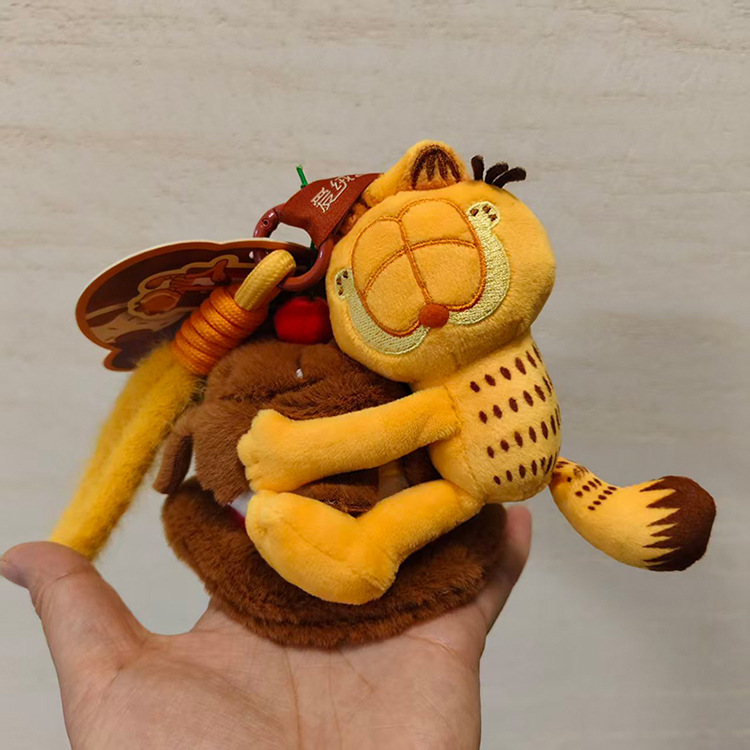 10CM 오리지널 가필드 펜던트 플러시 장난감 귀여운  - Cat Toys 리뷰 및 가격