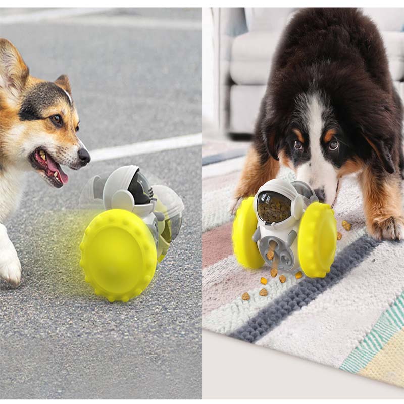새로운 인기 애완동물 밸런스 카 슬로우 피더 장난감 텀 - Dog Puzzle Feeder Toy 리뷰 및 가격