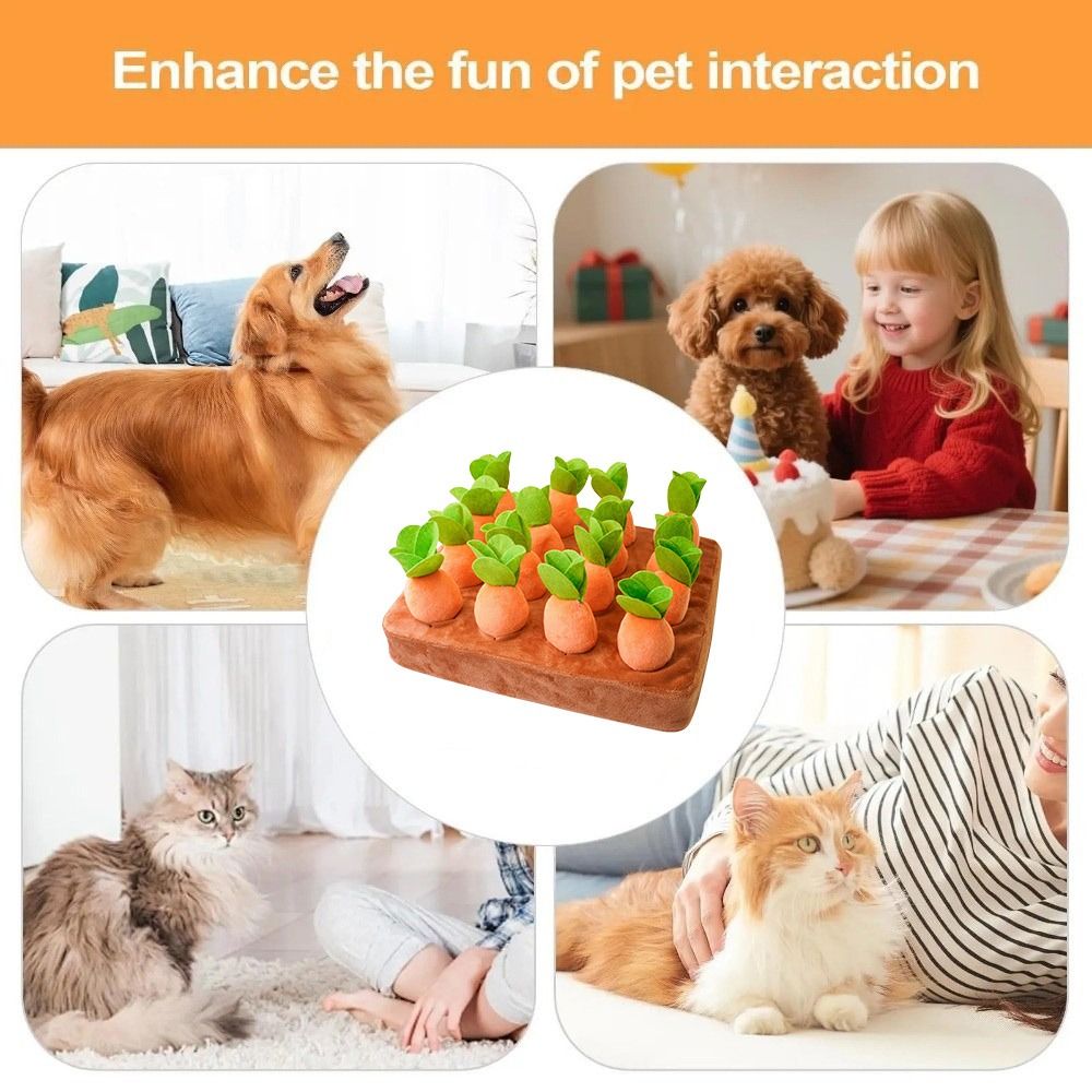 스트레스 해소용 당근 스너플 매트, 탈부착 가능한 당근 - Snuffle Mat For Dogs 리뷰 및 가격
