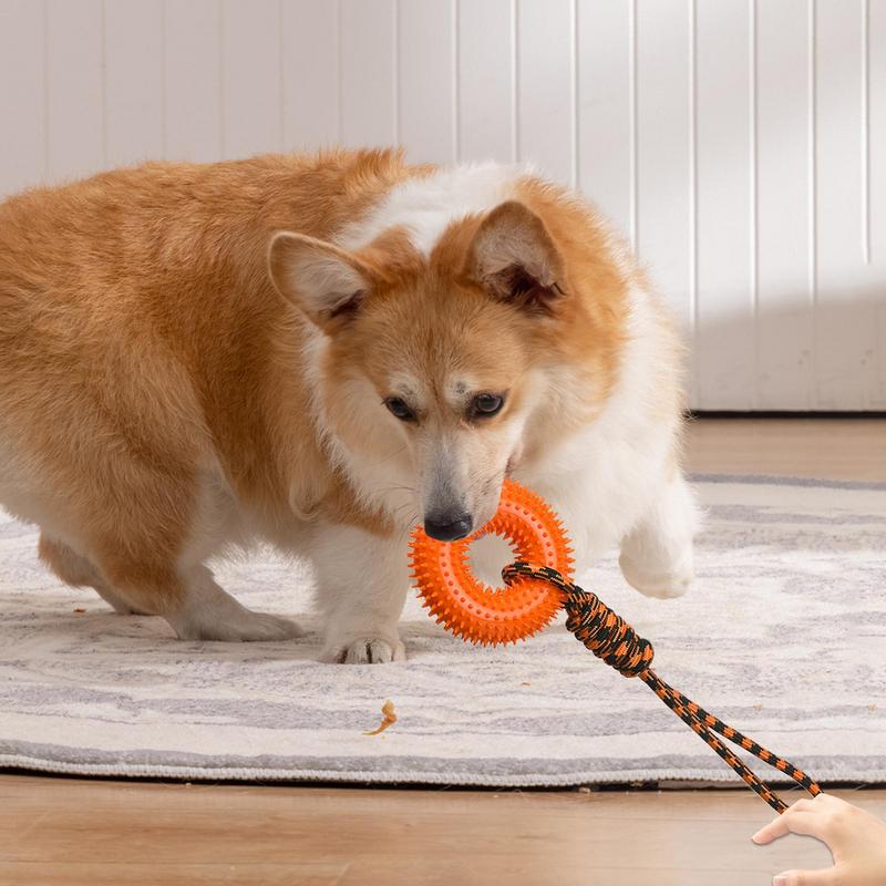 개를위한 삐걱 거리는 장난감 Chewers를위한 뾰족한 - Dog Rope Toy Aggressive Chewers 리뷰 및 가격