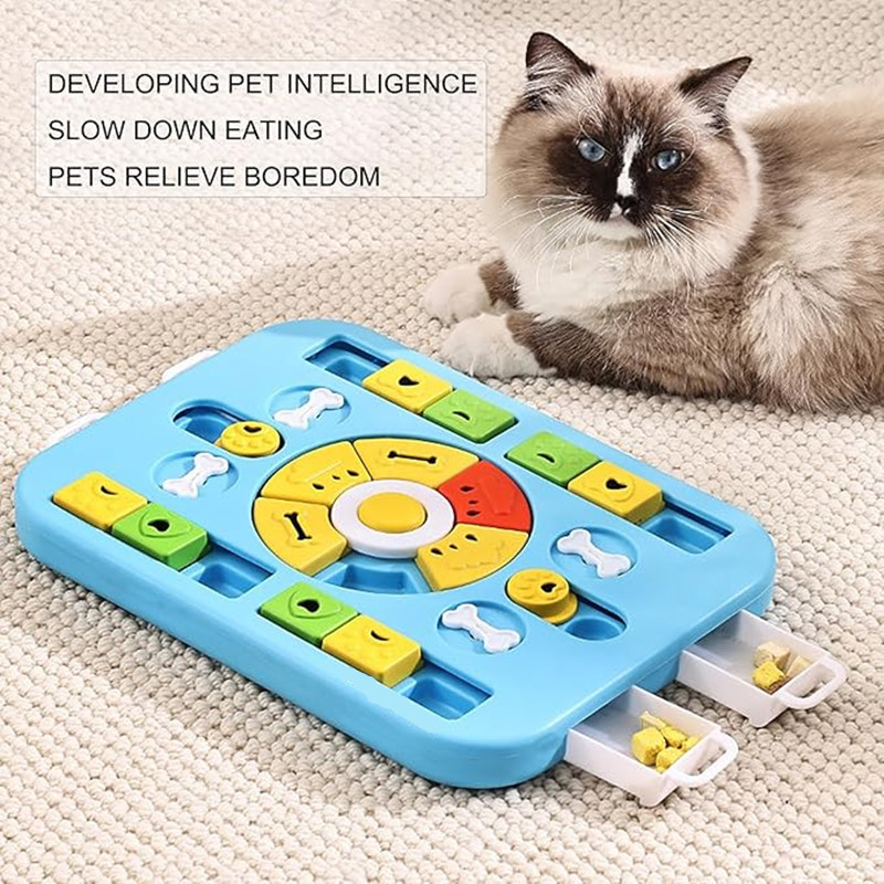 대형, 중형, 소형견 및 고양이용 인터랙티브 강아지 퍼 - Dog Puzzle Feeder Toy 리뷰 및 가격
