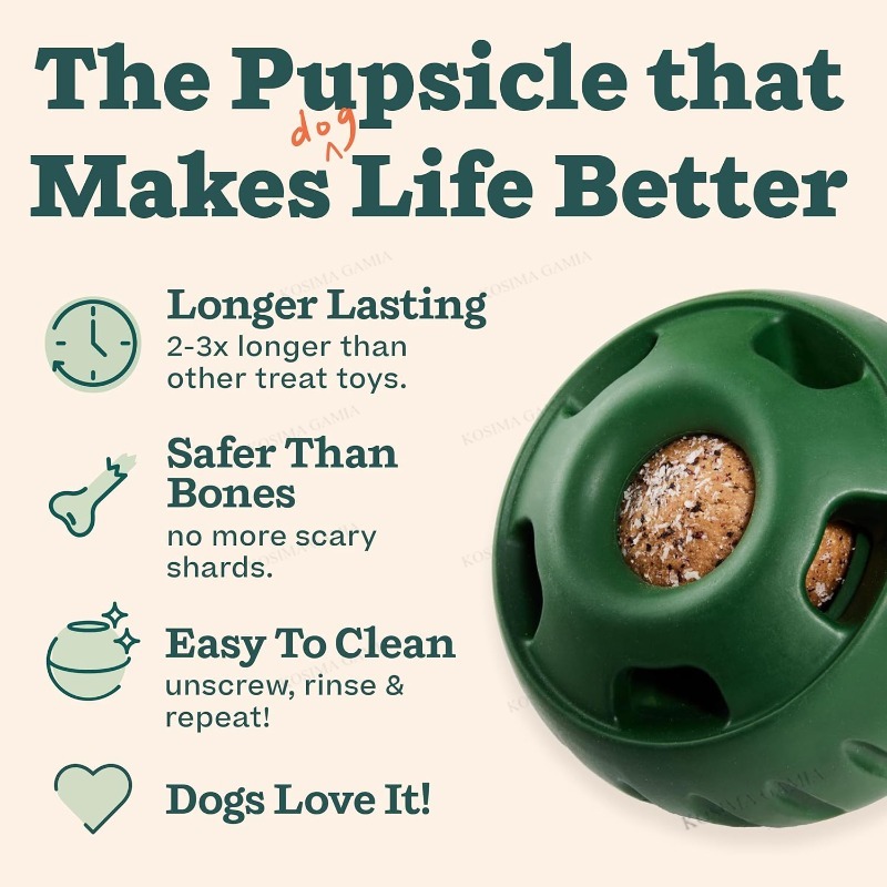 럭셔리 모던 인터랙티브 슬로우 피더 간식 배출 강아지  - Rubber Treat Dispensing Dog Toy 리뷰 및 가격