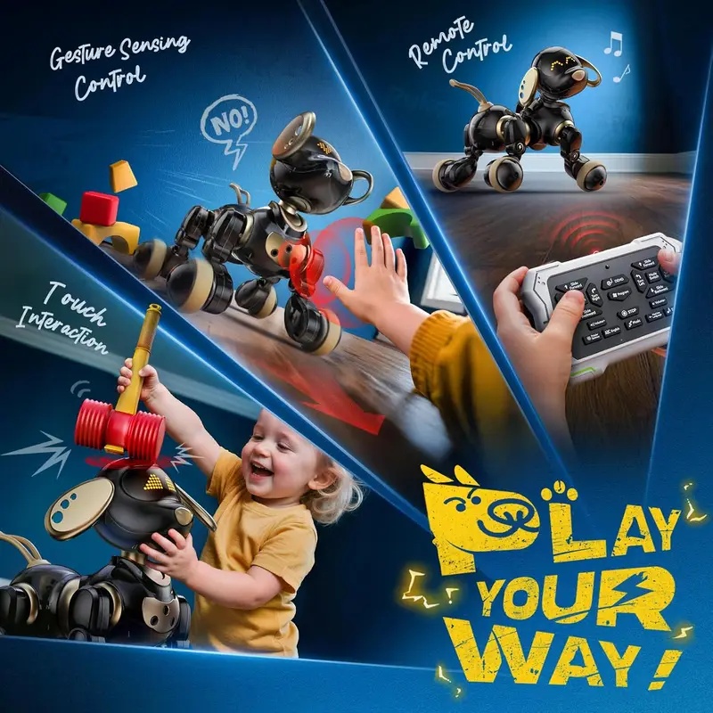 LED 얼굴 스크린 터치 감지 기능이 있는 스마트 원격 - Dog Toys 리뷰 및 가격