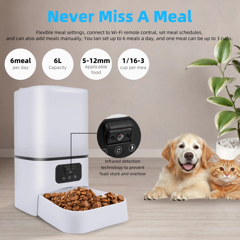 【2026】6L 지능형 자동 고양이 급식기(야간 투시  - Pet Feeders 리뷰 및 가격