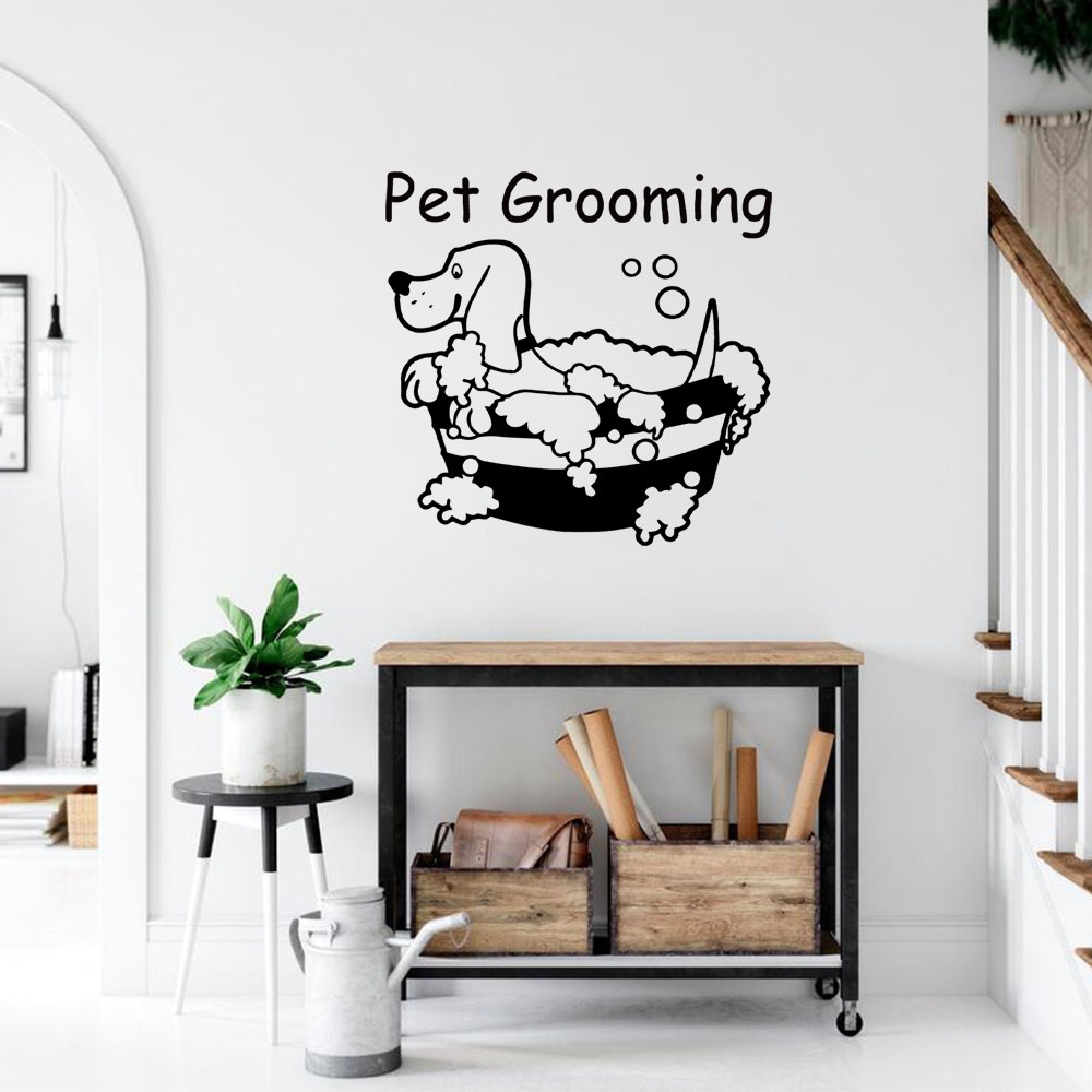 1PC 로맨틱 애완 동물 미용 사용자 정의 이름 벽 스 - Pet Grooming 리뷰 및 가격
