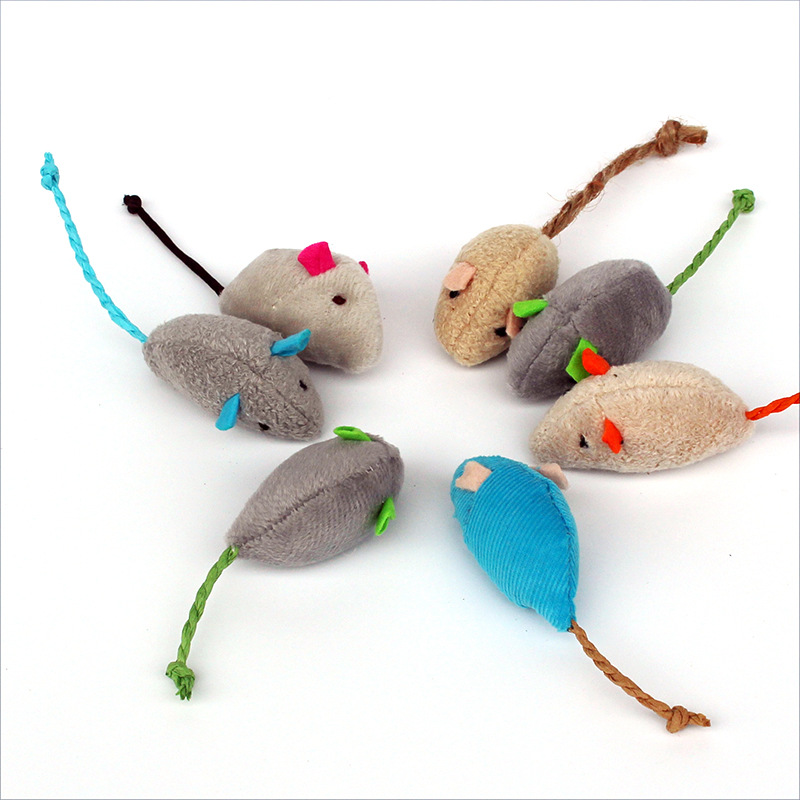 Catnip Mice 고양이 장난감 블루 그레이 핑크  - Catnip Interactive Plush Mouse 리뷰 및 가격