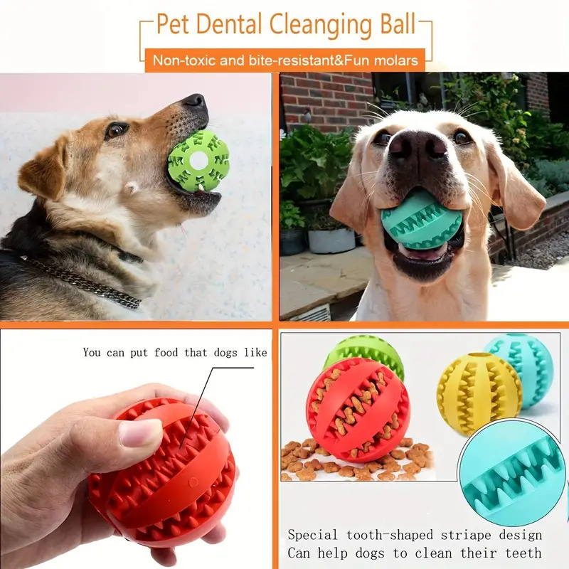 인터랙티브 강아지 장난감 공 고무 씹는 간식 디스펜서  - Rubber Treat Dispensing Dog Toy 리뷰 및 가격