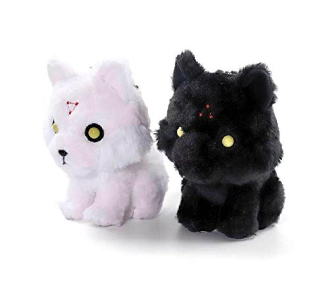 새로운 애니메이션 메구미 후시구로 블랙 화이트 신성한  - Interactive Squeaky Plush Dog Toy 리뷰 및 가격