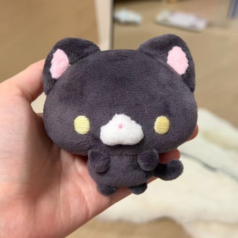 사랑스러운 갈색 곰과 작은 검은 고양이 봉제 인형 펜던 - Cat Toys 리뷰 및 가격
