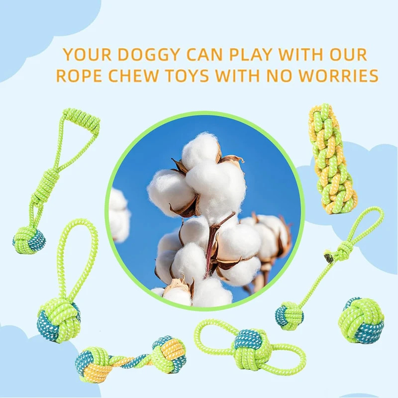1/7팩 강력한 내구성의 개용 터그 로프 장난감 공격적 - Dog Rope Toy Aggressive Chewers 리뷰 및 가격