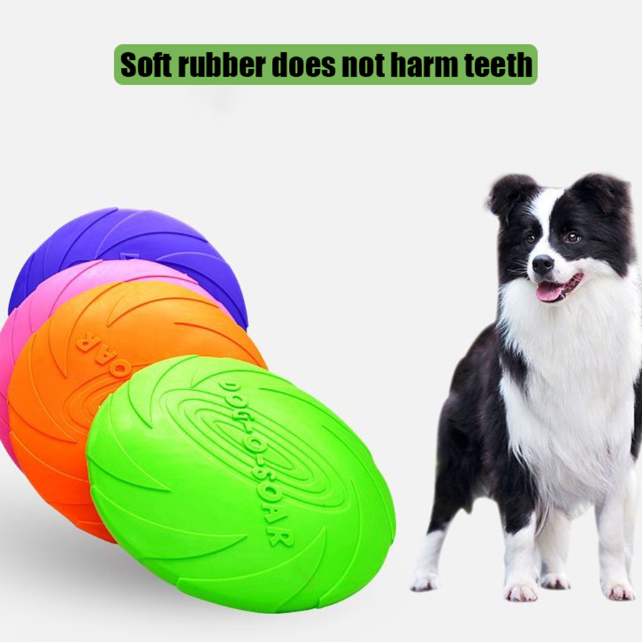 대형견 골든 퍼 애완견 플라잉 디스크 장난감 TPR 소 - Flying Disc Dog Training Toy 리뷰 및 가격